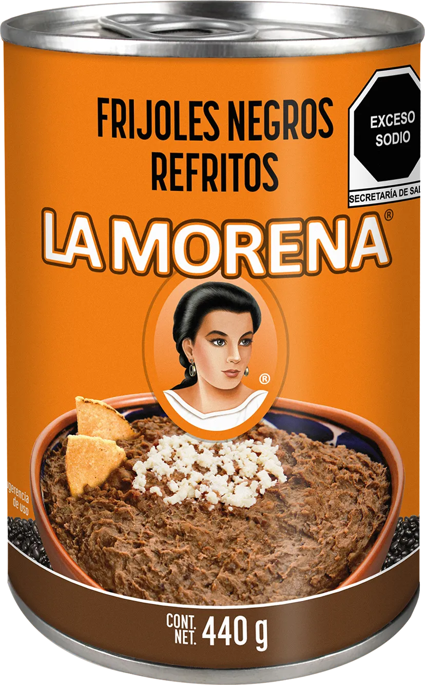 Frijoles negros <span>refritos</span> 440 gr.