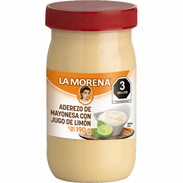 ADEREZO DE MAYONESA CON JUGO DE LIMÓN 190 g
