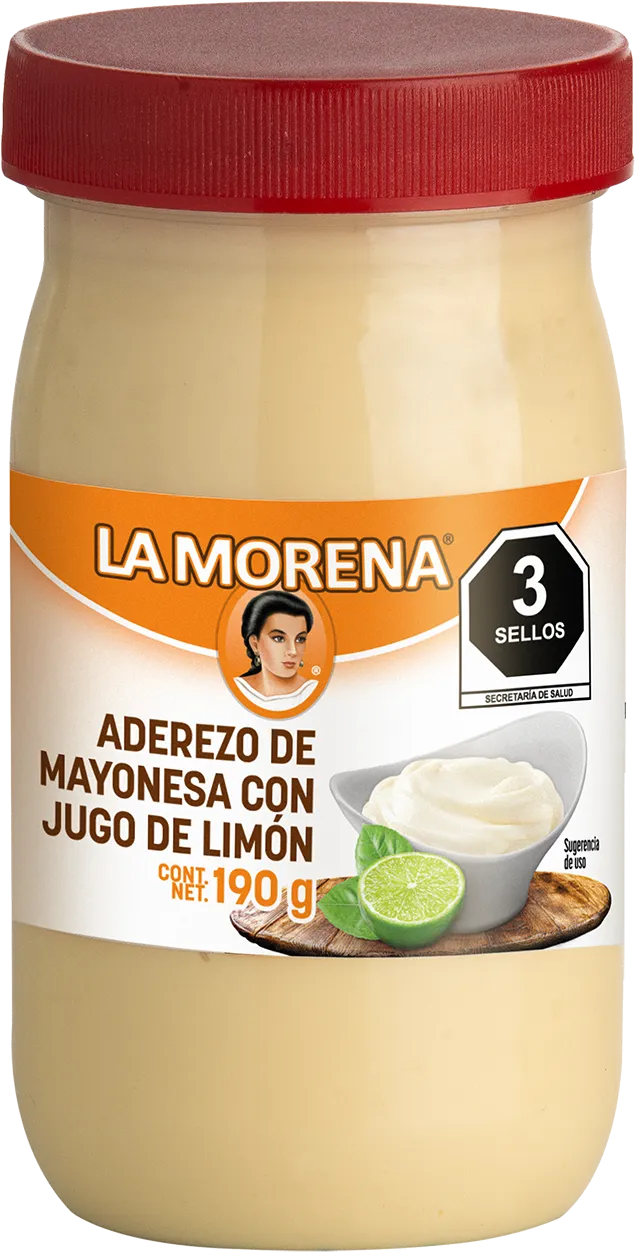 Aderezo <span>de Mayonesa</span> con jugo de Limón 190g.